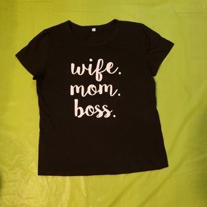 black quirky T